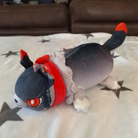 Aphmau Plush LARGE 11" CatFace Warren James Cat Face Werewolf Stuffed MeeMeows - Picture 2 of 6